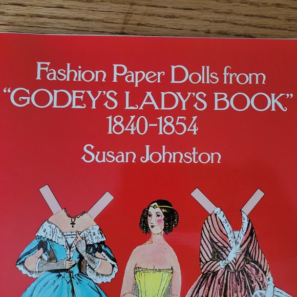 Vintage Godley's Lady Book Paper Dolls from 1840-1854 w/ 7 DOLLS & 50 COSTUMES - Picture 2 of 13